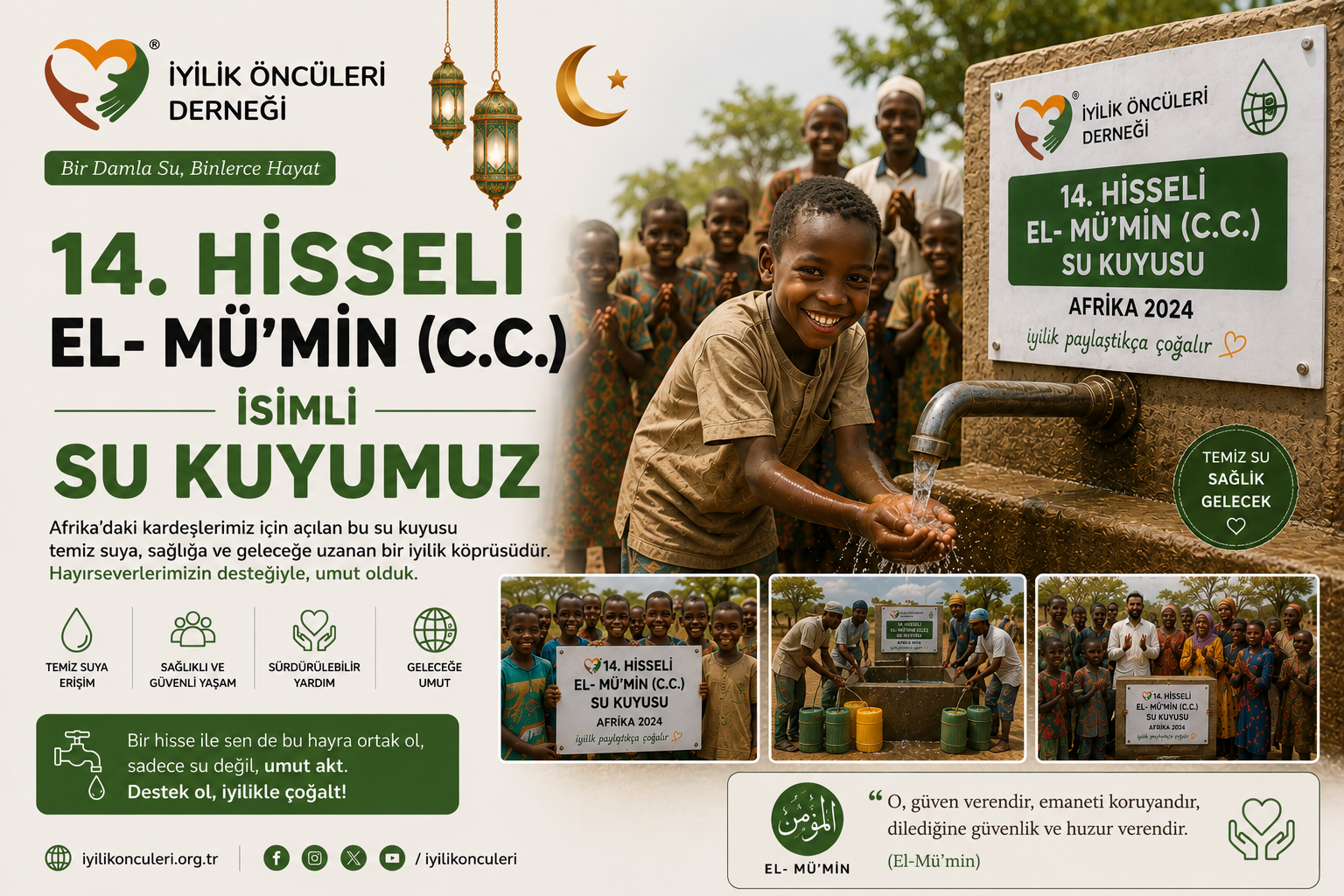 14. Hisseli El- Mü'min (c.c.) isimli su kuyumuz